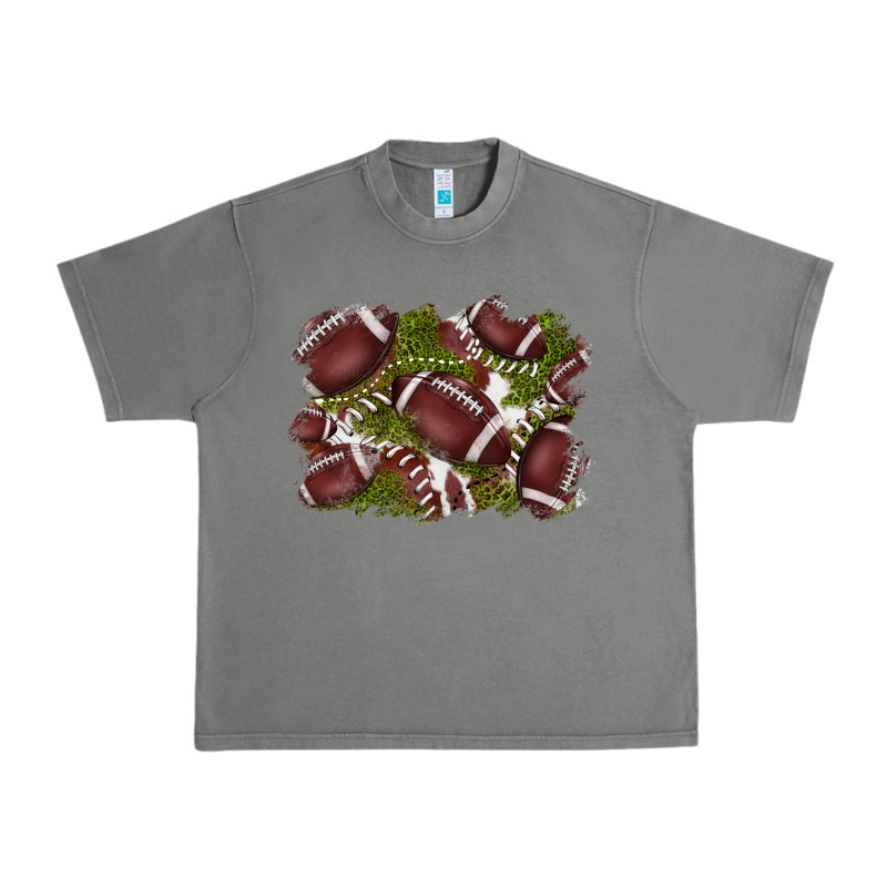Football Background Urban Heavy Tee by BarkalooDesign | Teevron