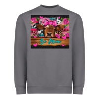 Storm be mine valentine's day cow Heavyweight Sweatshirt - Jasminsmagicworld