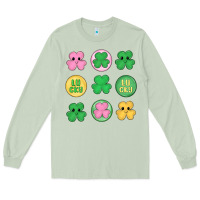 Matcha st.patrick's day clovers Long Sleeve Tee - MaliasSmallBusiness
