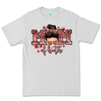Dove Grey mom of both messy bun Premium Tee - Zillion Design Studio