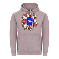 Vintage Zinc sunflower puerto rico flag Vintage Hoodie - JahusDesignShop