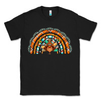 Black turquoise thanksgiving turkey rainbow Classic Tee - Jasminsmagicworld