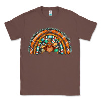 Chestnut turquoise thanksgiving turkey rainbow Classic Tee - Jasminsmagicworld