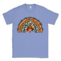 Colony Blue turquoise thanksgiving turkey rainbow Classic Tee - Jasminsmagicworld