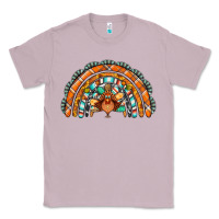 Lilac turquoise thanksgiving turkey rainbow Classic Tee - Jasminsmagicworld