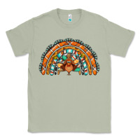 Matcha turquoise thanksgiving turkey rainbow Classic Tee - Jasminsmagicworld