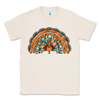Natural turquoise thanksgiving turkey rainbow Classic Tee - Jasminsmagicworld