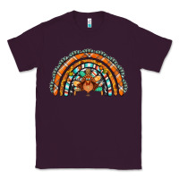 Plum turquoise thanksgiving turkey rainbow Classic Tee - Jasminsmagicworld