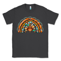 Smoke turquoise thanksgiving turkey rainbow Classic Tee - Jasminsmagicworld
