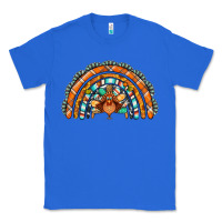 True Royal turquoise thanksgiving turkey rainbow Classic Tee - Jasminsmagicworld