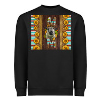 Black Western Hampshire Sheep Mom Heavyweight Sweatshirt - LillyAllenDesigns
