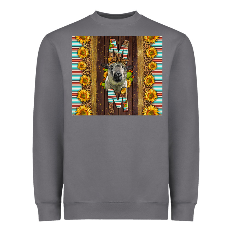 Western Hampshire Sheep Mom Heavyweight Sweatshirt by LillyAllenDesigns | Teevron