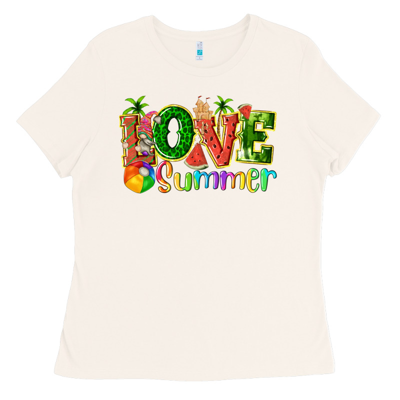 Love Summer With Watermelon Tbw Ladies Tee by texasbilliewilder | Teevron