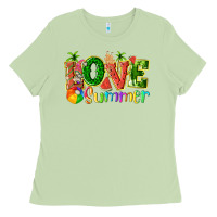 Matcha love summer with watermelon tbw Ladies Tee - texasbilliewilder