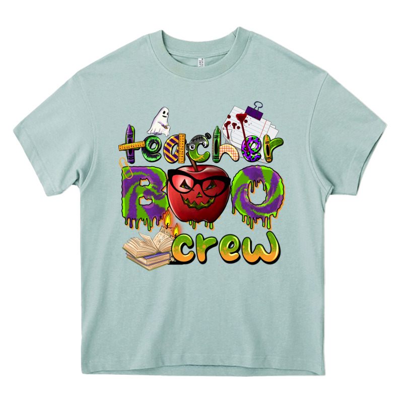 Teacher Boo Crew Heavy Core Tee by BarkalooDesign | Teevron