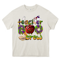 Cream teacher boo crew Heavy Core Tee - BarkalooDesign
