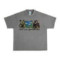 Tornado Peace Love Spectacled Bear Urban Heavy Tee - LillyAllenDesigns
