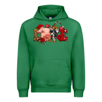 Emerald love with pig olivia Urban Hoodie - OliviaCreatesArt