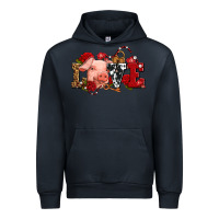 Navy love with pig olivia Urban Hoodie - OliviaCreatesArt