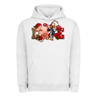 Pigment Lunar Rock love with pig olivia Urban Hoodie - OliviaCreatesArt