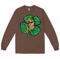 Chestnut dinosaur st patricks day Long Sleeve Tee - MaliasSmallBusiness