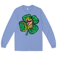 Colony Blue dinosaur st patricks day Long Sleeve Tee - MaliasSmallBusiness