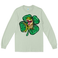 Matcha dinosaur st patricks day Long Sleeve Tee - MaliasSmallBusiness