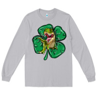 Moon Dust dinosaur st patricks day Long Sleeve Tee - MaliasSmallBusiness