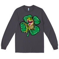 Smoke dinosaur st patricks day Long Sleeve Tee - MaliasSmallBusiness