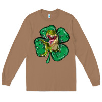 Toasted Coconut dinosaur st patricks day Long Sleeve Tee - MaliasSmallBusiness