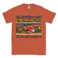 Copper truck sunflower leopard Classic Tee - AdoDesignShop