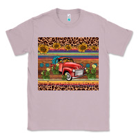 Lilac truck sunflower leopard Classic Tee - AdoDesignShop
