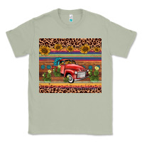 Matcha truck sunflower leopard Classic Tee - AdoDesignShop