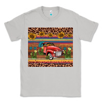 Moon Dust truck sunflower leopard Classic Tee - AdoDesignShop