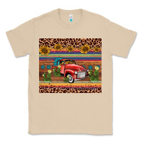 Mushroom truck sunflower leopard Classic Tee - AdoDesignShop