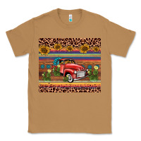 Toasted Coconut truck sunflower leopard Classic Tee - AdoDesignShop