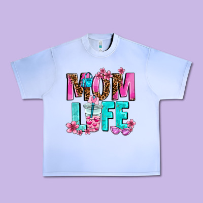 Mom Life Urban Heavy Tee Designed By Adodesignshop
