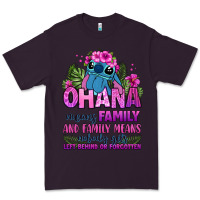 Plum ohana means family Premium Tee - Zillion Design Studio