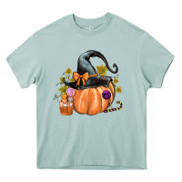 Kids Pumpkin With Halloween Heavy Core Tee | Teevron