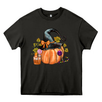 Asphalt Kids Pumpkin with Halloween Heavy Core Tee - texasbilliewilder