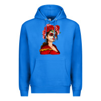 True Royal Sugar skull girl Premium Hoodie - NancyCooperArtShop