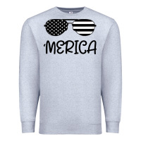 Heather Grey Merica Premium Sweatshirt - Bettercallsaul
