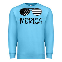 Ocean Blue Merica Premium Sweatshirt - Bettercallsaul