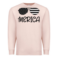 Pale Pink Merica Premium Sweatshirt - Bettercallsaul