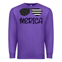 Purple Merica Premium Sweatshirt - Bettercallsaul