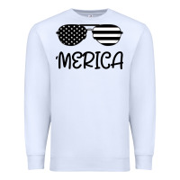 White Merica Premium Sweatshirt - Bettercallsaul
