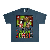 Midnight Navy Christmas tree cake junkie Urban Heavy Tee - Jasminsmagicworld