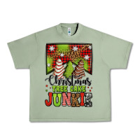 Oil Green Christmas tree cake junkie Urban Heavy Tee - Jasminsmagicworld