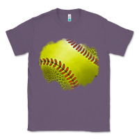 Lavender leopard softball patch Classic Tee - Jasminsmagicworld