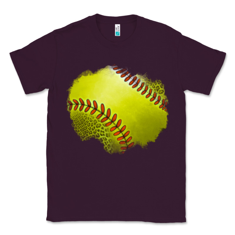 Leopard Softball Patch Classic Tee by Jasminsmagicworld | Teevron